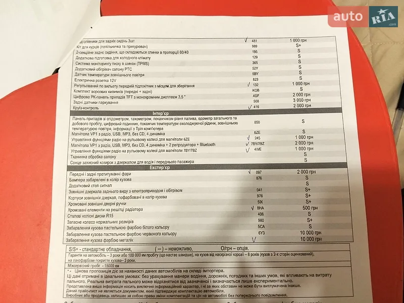 Седан Fiat Tipo 2020 в Виннице документ