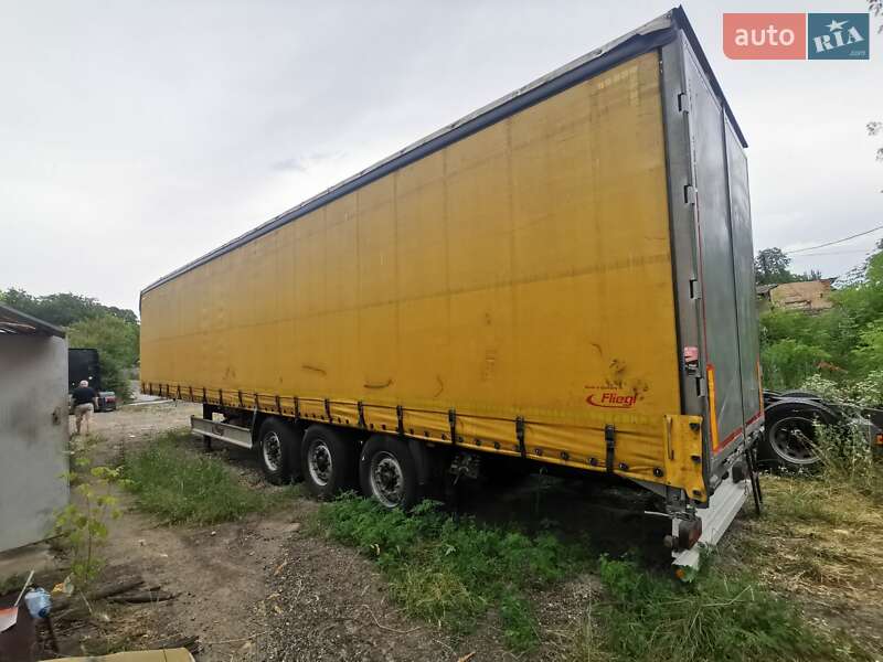 Тентованный борт (штора) - полуприцеп Fliegl SDS 350 2012 в 
