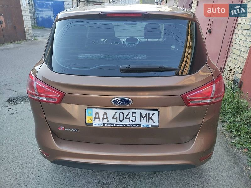 2012 Ford B-MAX, VIN WF0KXXERJKCE02632:plate — фото 1 (autoria)