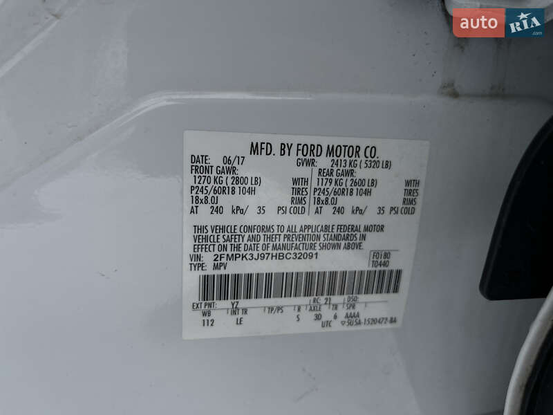 Внедорожник / Кроссовер Ford Edge 2017 в Львове фото 25 Внедорожник / Кроссовер Ford Edge 2017 в Львове
