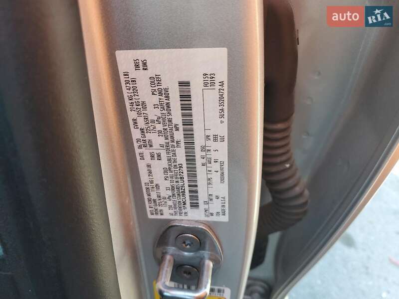 Внедорожник / Кроссовер Ford Escape 2020 в Тернополе