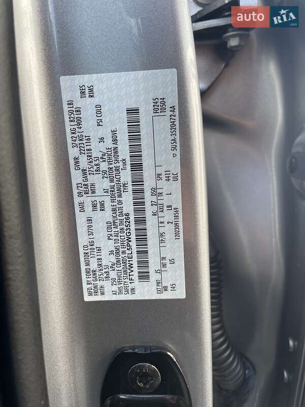 Пікап Ford F-150 2023 в Житомирі фото 21 Пікап Ford F-150 2023 в Житомирі