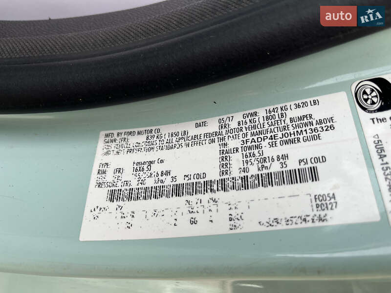 Хетчбек Ford Fiesta 2017 в Львові фото 24 Хетчбек Ford Fiesta 2017 в Львові