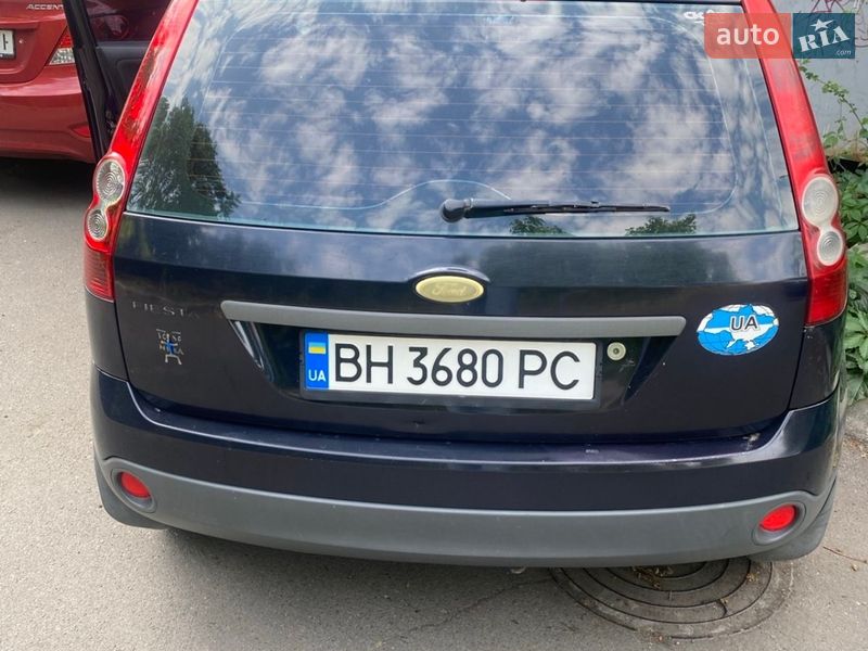 2006 Ford Fiesta, VIN WF0HXXGAJH6Y00766:plate — фото 1 (autoria)