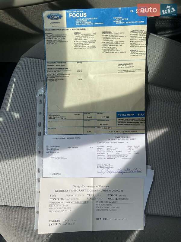 Хэтчбек Ford Focus 2015 в Виннице фото 20 Хэтчбек Ford Focus 2015 в Виннице