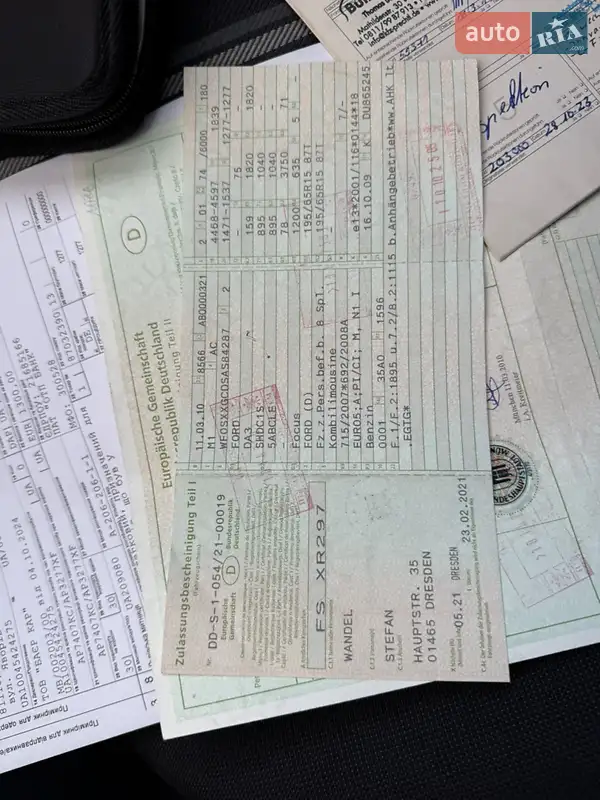 Універсал Ford Focus 2010 в Долині документ 4 фото Універсал Ford Focus 2010 в Долині документ