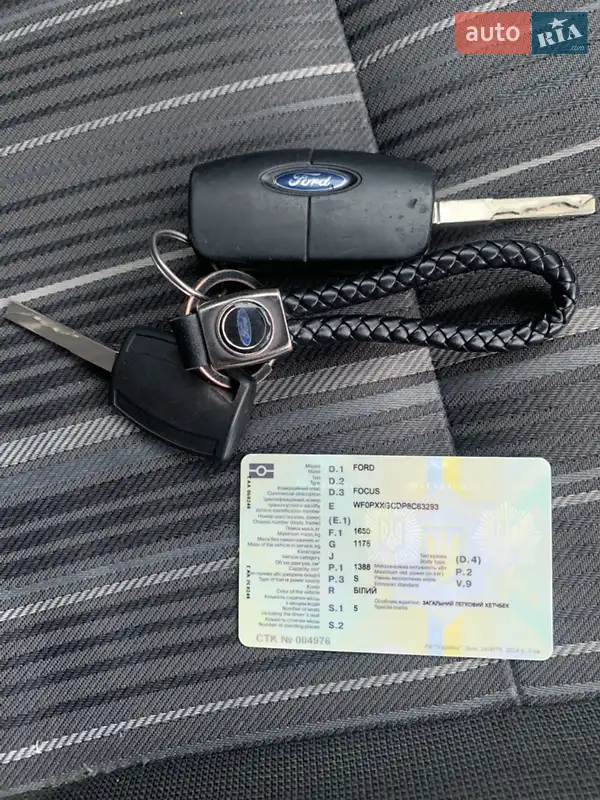 Хэтчбек Ford Focus 2008 в Хмельницком документ