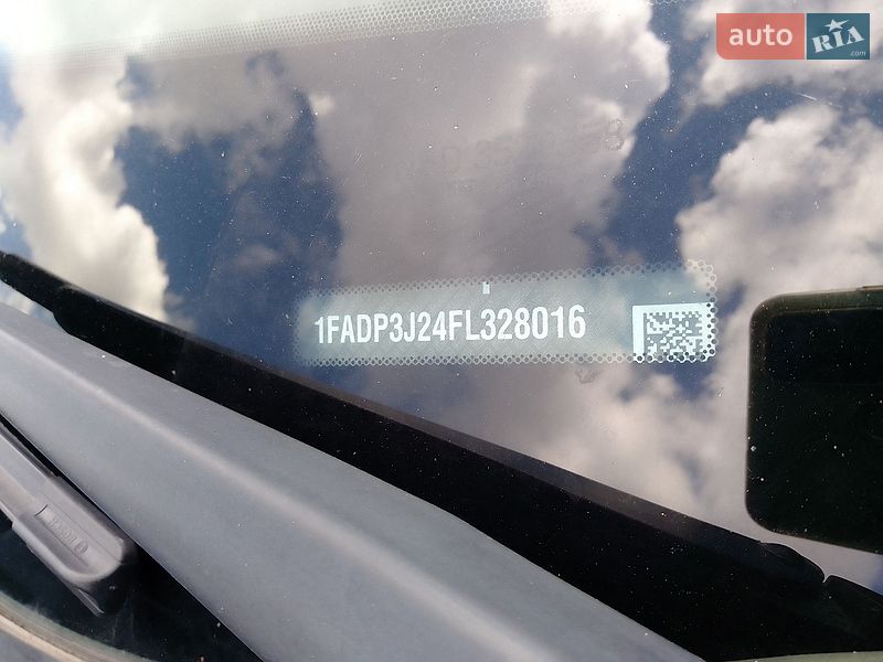 2015 Ford Focus, VIN 1FADP3J24FL328016:plate — zdjęcie 1 (autoria)