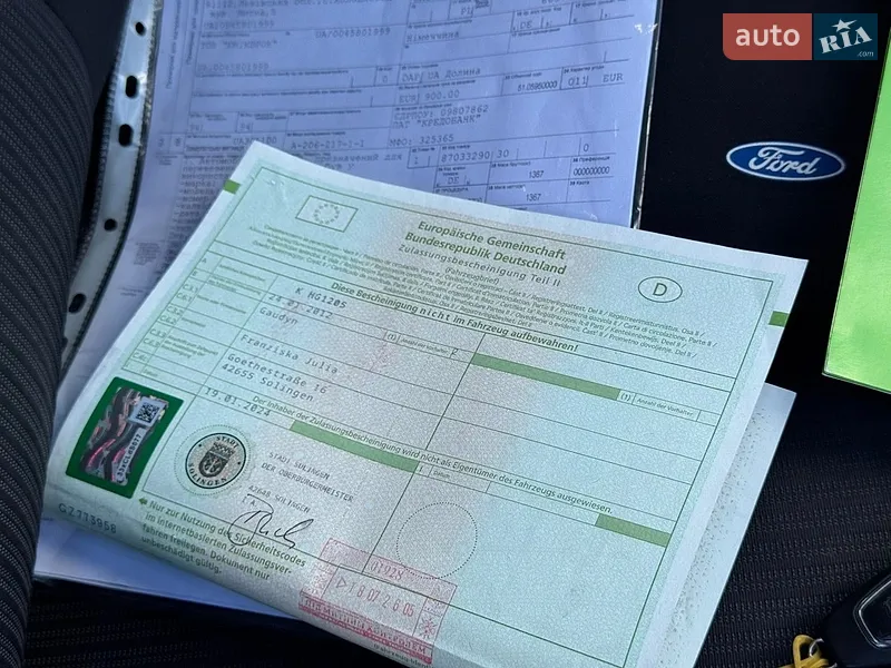 Универсал Ford Focus 2012 в Дрогобыче документ