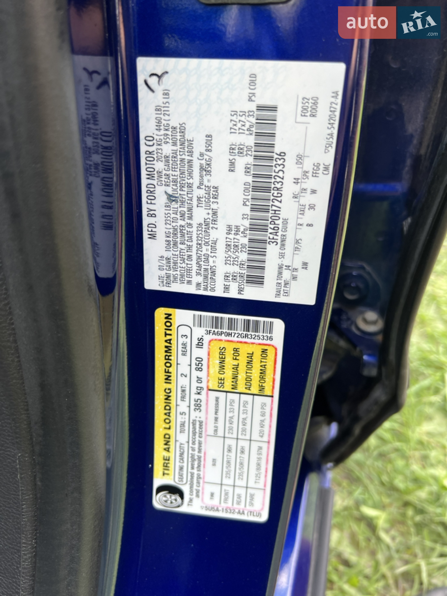 2016 Ford Fusion - мініатюра 5