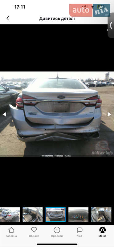 Седан Ford Fusion 2018 в Киеве