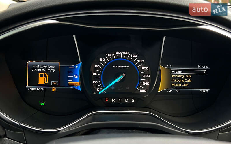 Седан Ford Fusion 2018 в Львові