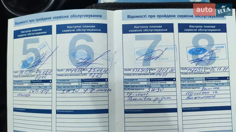 Хэтчбек Ford Fusion 2011 в Виннице документ