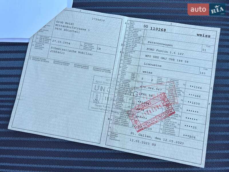 Хэтчбек Ford Fusion 2009 в Киеве фото 103 Хэтчбек Ford Fusion 2009 в Киеве