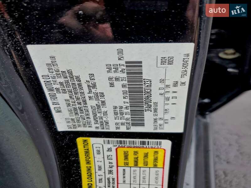 Седан Ford Fusion 2013 в Луцке фото 12 Седан Ford Fusion 2013 в Луцке