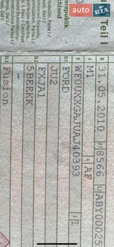 Хетчбек Ford Fusion 2010 в Вінниці фото 61 Хетчбек Ford Fusion 2010 в Вінниці