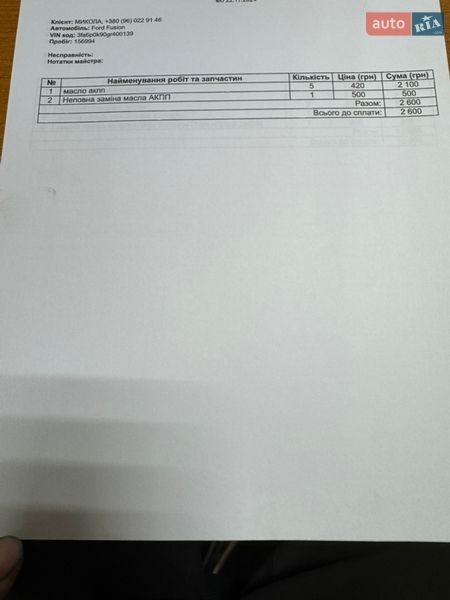 Седан Ford Fusion 2016 в Киеве