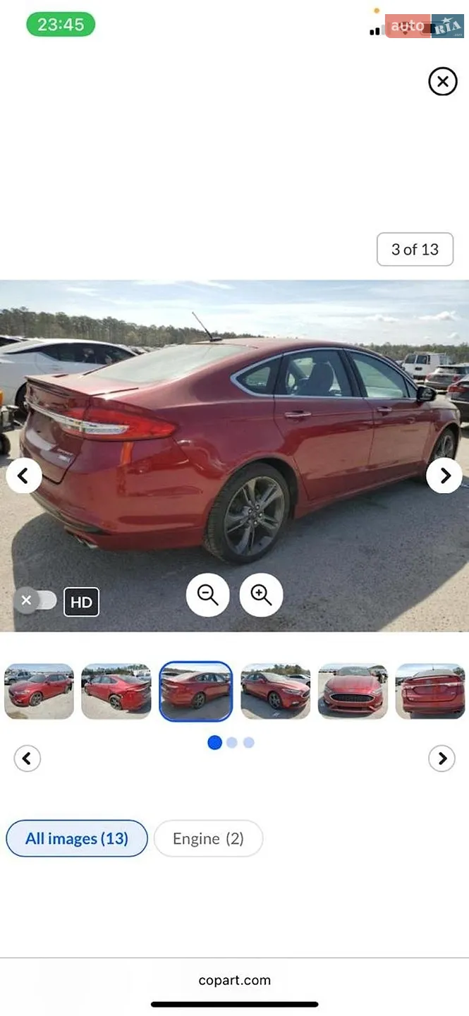 2017 Ford Fusion - мініатюра 100