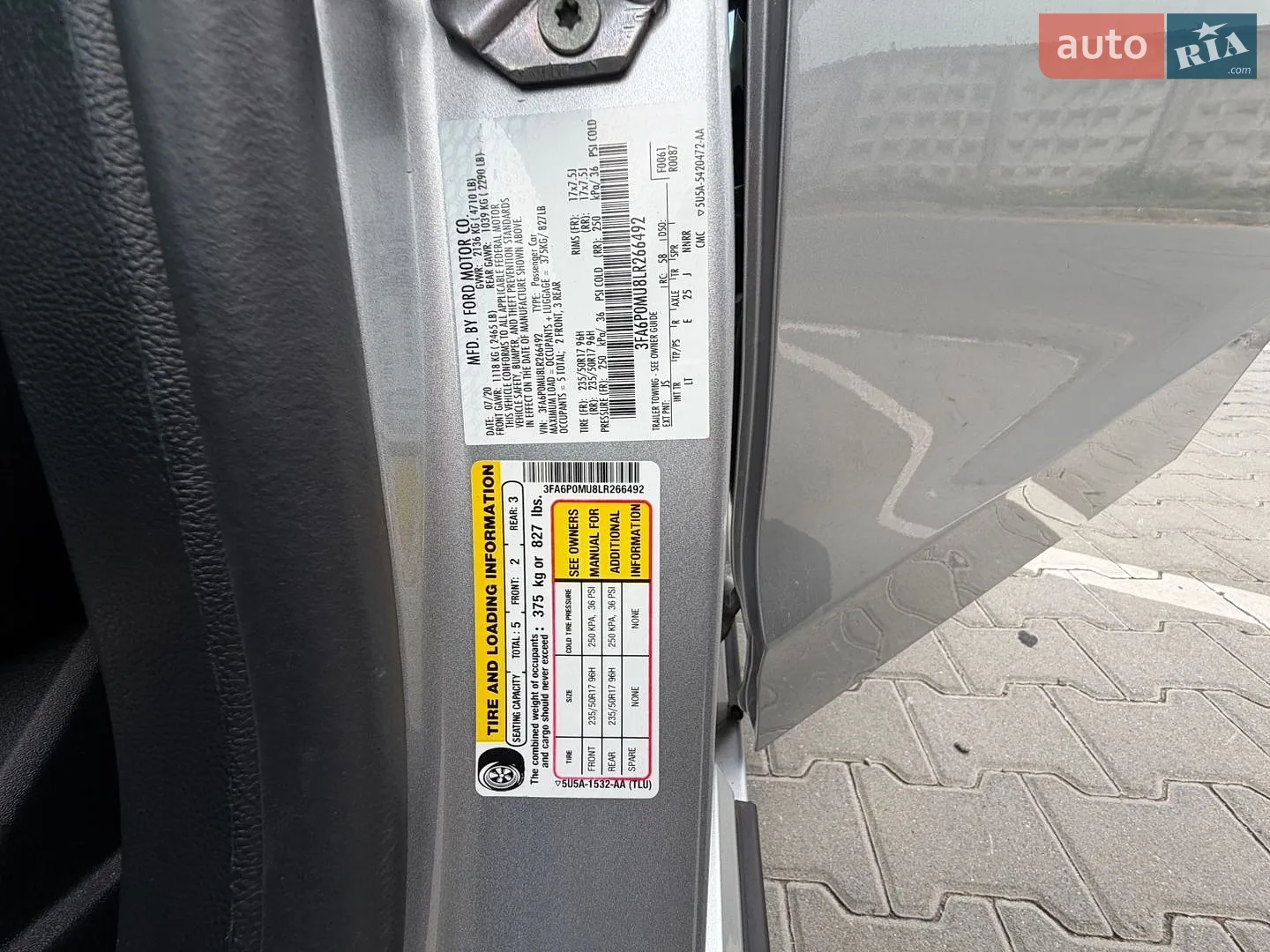 2020 Ford Fusion - мініатюра 6