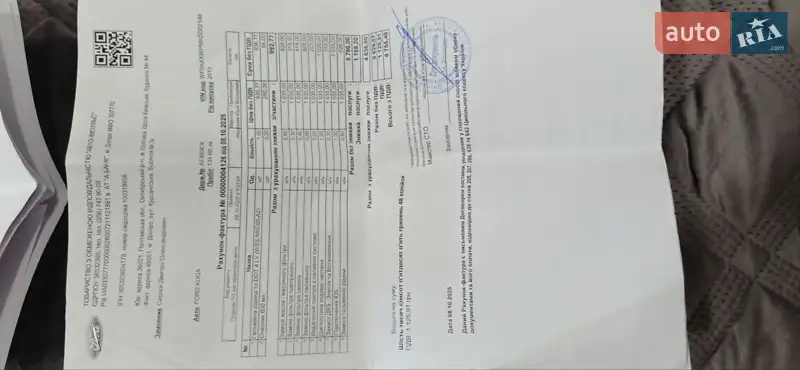 Внедорожник / Кроссовер Ford Kuga 2013 в Днепре документ