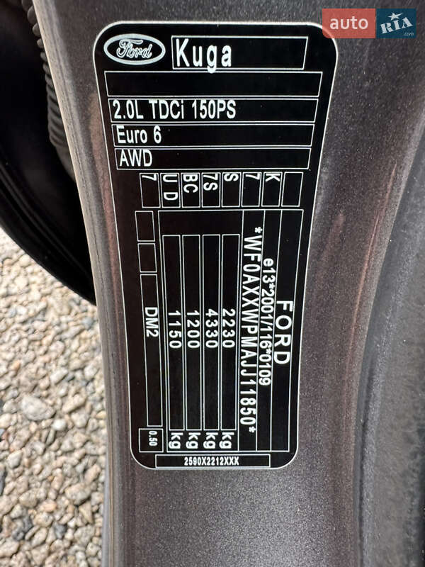 Внедорожник / Кроссовер Ford Kuga 2018 в Умани