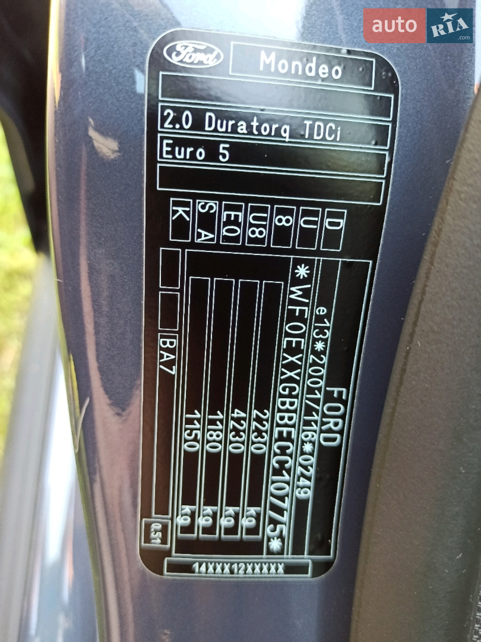 2012 Ford Mondeo - мініатюра 16