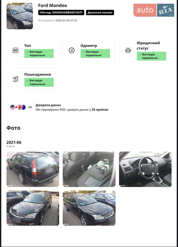 Универсал Ford Mondeo 2006 в Луцке