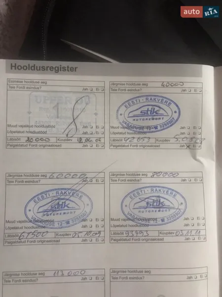 Седан Ford Mondeo 2006 в Ямполі документ