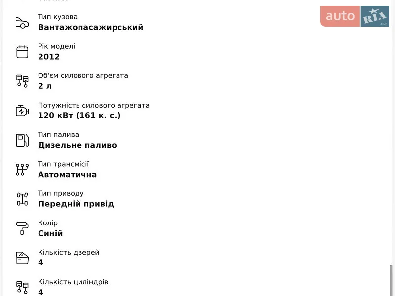 Універсал Ford Mondeo 2012 в Івано-Франківську документ