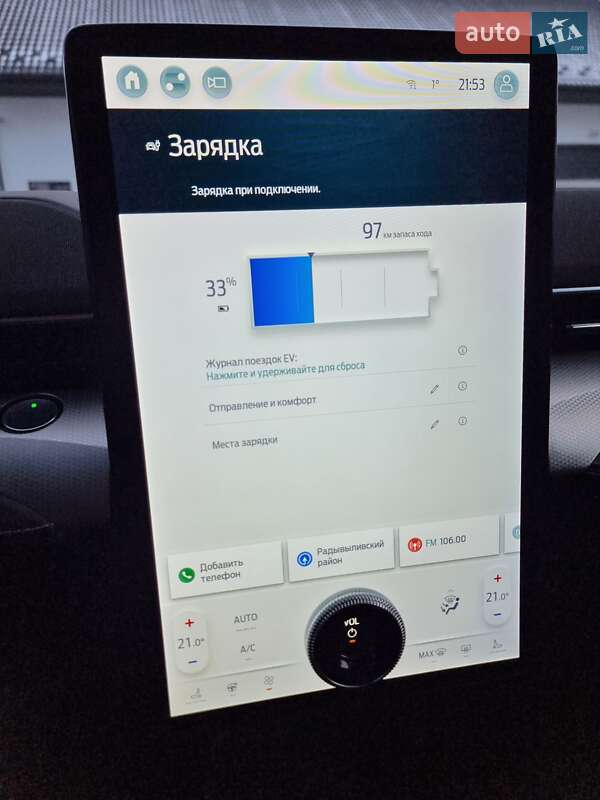 Внедорожник / Кроссовер Ford Mustang Mach-E 2021 в Радивилове