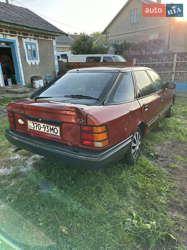 Седан Ford Scorpio 1987 в Черновцах фото 6 Седан Ford Scorpio 1987 в Черновцах