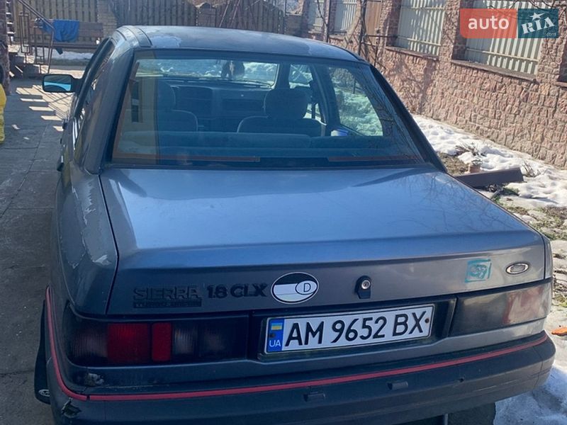 Седан Ford Sierra 1990 в Житомире фото 3 Седан Ford Sierra 1990 в Житомире