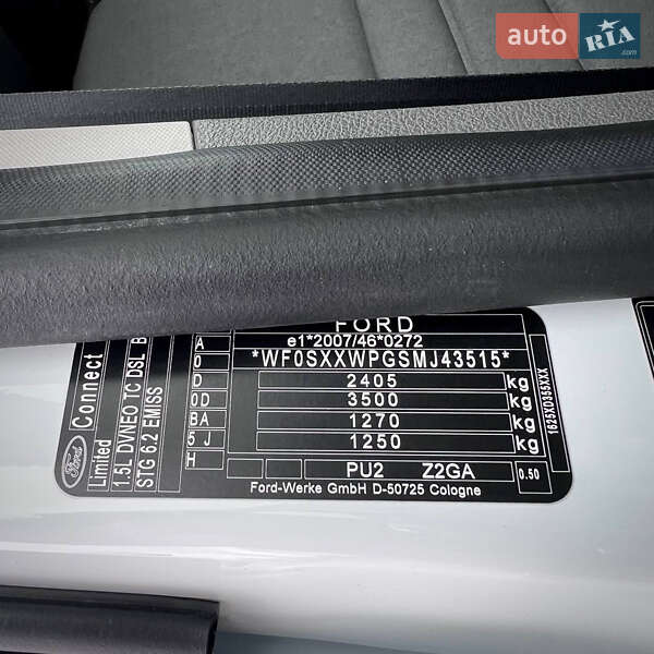 Грузовой фургон Ford Transit Connect 2021 в Киеве