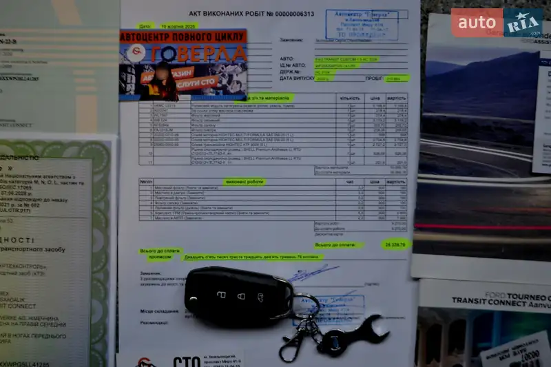 Грузовой фургон Ford Transit Connect 2020 в Хмельницком документ 4 фото Грузовой фургон Ford Transit Connect 2020 в Хмельницком документ