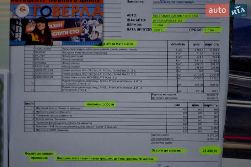 Грузовой фургон Ford Transit Connect 2020 в Хмельницком фото 171 Грузовой фургон Ford Transit Connect 2020 в Хмельницком