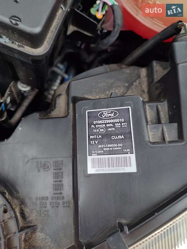 Грузовой фургон Ford Transit Custom 2018 в Киеве