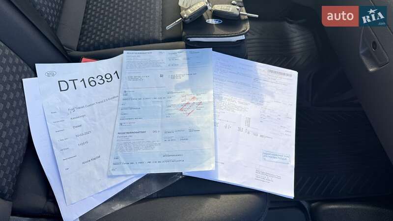 Микроавтобус грузовой (до 3,5т) Ford Transit Custom 2021 в Луцке