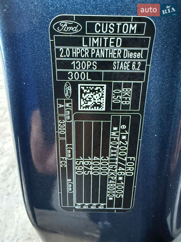 Минивэн Ford Transit Custom 2020 в Дубно