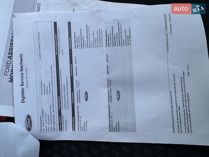 Грузопассажирский фургон Ford Transit 2020 в Ирпене