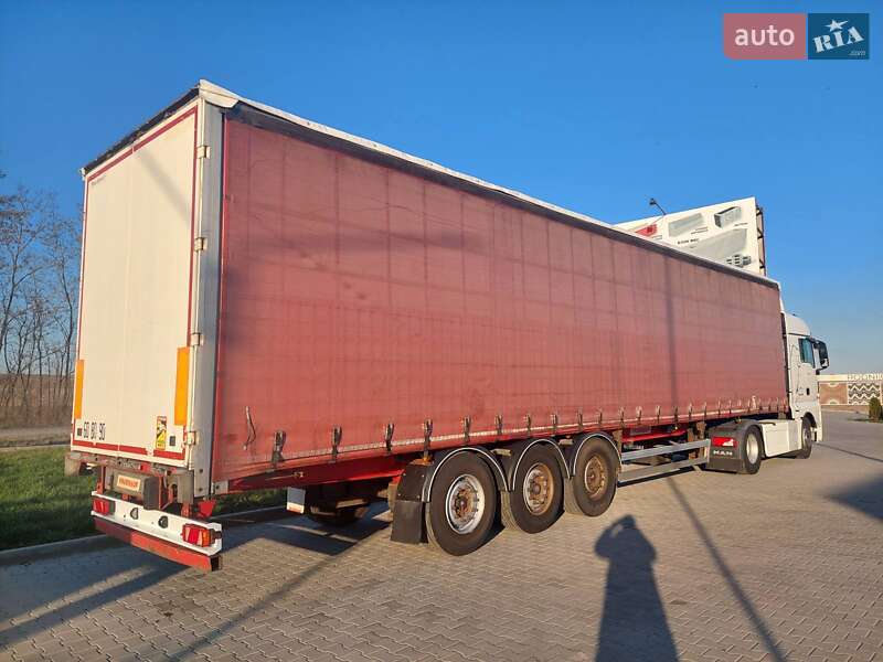 Тентованный борт (штора) - полуприцеп Fruehauf SAF 2014 в Черновцах