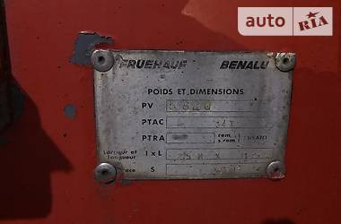 Цистерна напівпричіп Fruehauf T34 1990 в Запоріжжі