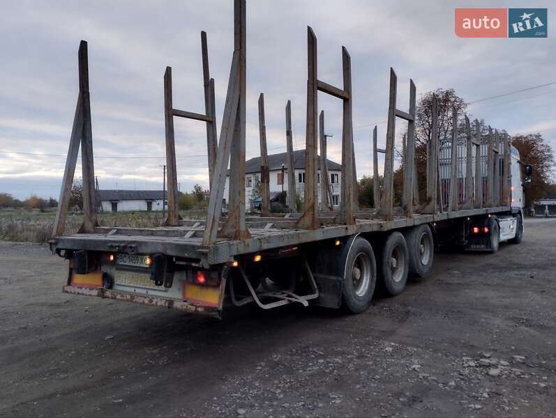 Лесовоз / Сортиментовоз - полуприцеп Fruehauf T34 1998 в Стрые