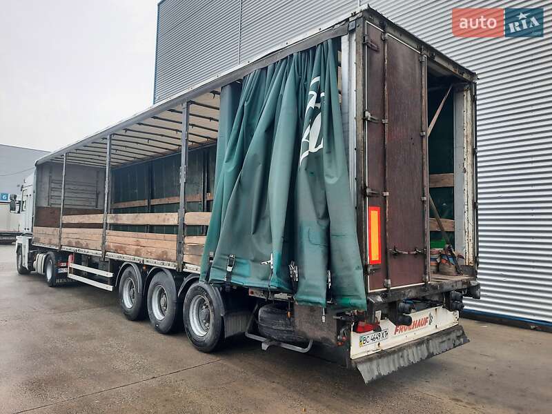 Тентованный борт (штора) - полуприцеп Fruehauf TX 34 2003 в Львове