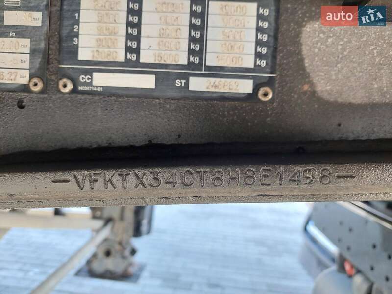 Тентований борт (штора) - напівпричіп Fruehauf TX 34 2009 в Черкасах фото 16 Тентований борт (штора) - напівпричіп Fruehauf TX 34 2009 в Черкасах