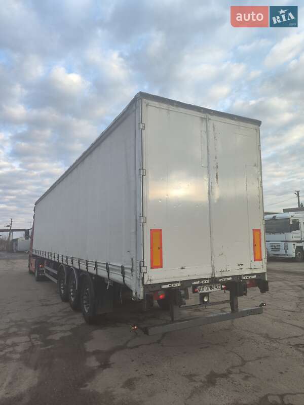 Тентований борт (штора) - напівпричіп Fruehauf TX 34C 2008 в Харкові