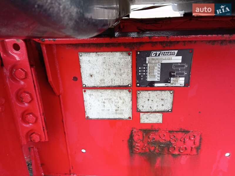 Самоскид напівпричіп General Trailers JDsa3 2003 в Миронівці