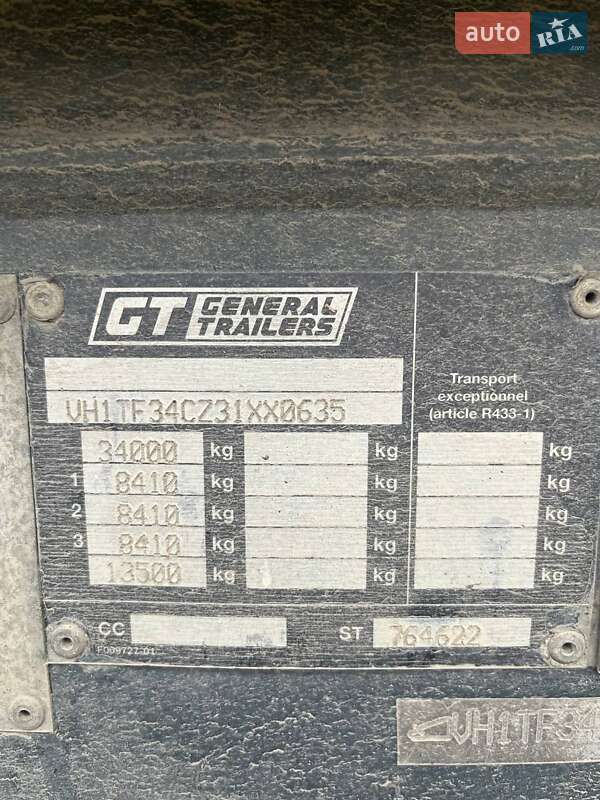 Інші причепи General Trailers TF 2004 в Городку