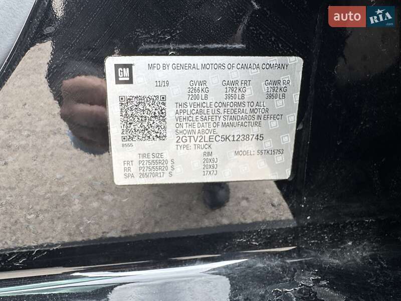 Пікап GMC Sierra 2019 в Миронівці