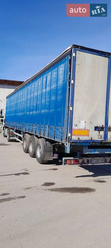 Тентованный борт (штора) - полуприцеп Groenewegen GRWA 1996 в Надворной