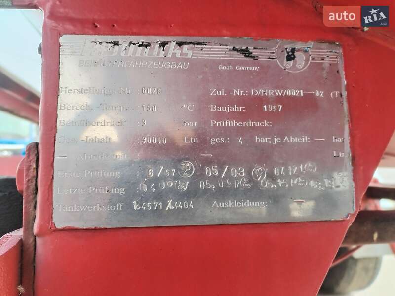 Цистерна полуприцеп Hendricks Goch 1997 в Александрие фото 29 Цистерна полуприцеп Hendricks Goch 1997 в Александрие